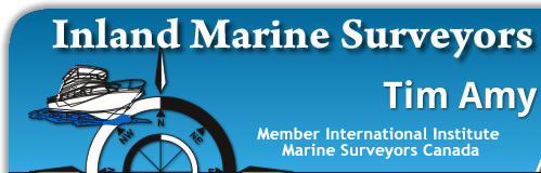 Inland Marine Surveys - Victoria, Sidney Boat and Yacht Inspections - recreational power and sailing vessels, commercial vessels and watercraft.